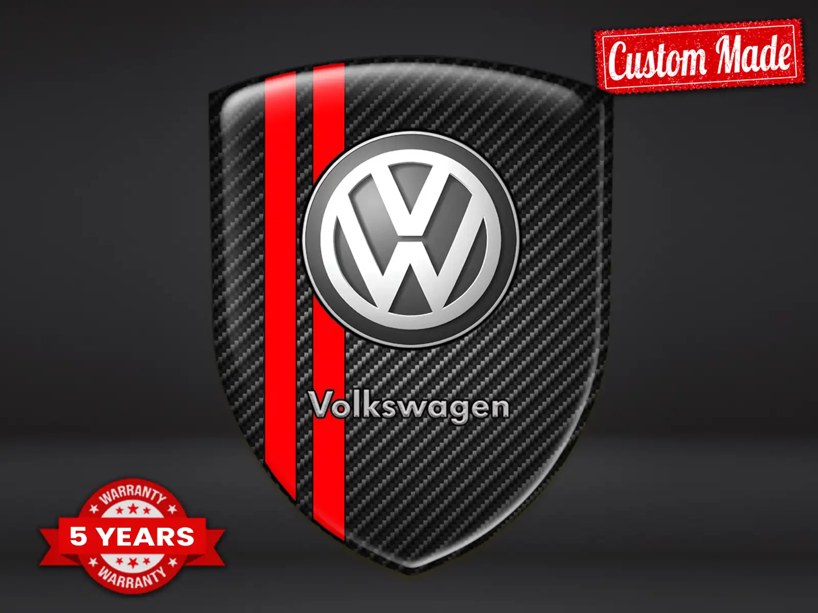 VW Custom Windshield Stickers Limited Customizable Modern